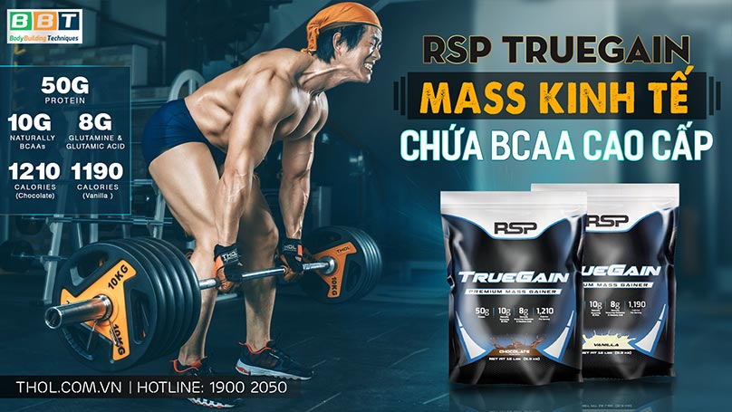 TrueGain - Mass Gainer tăng cân tăng cơ cao cấp