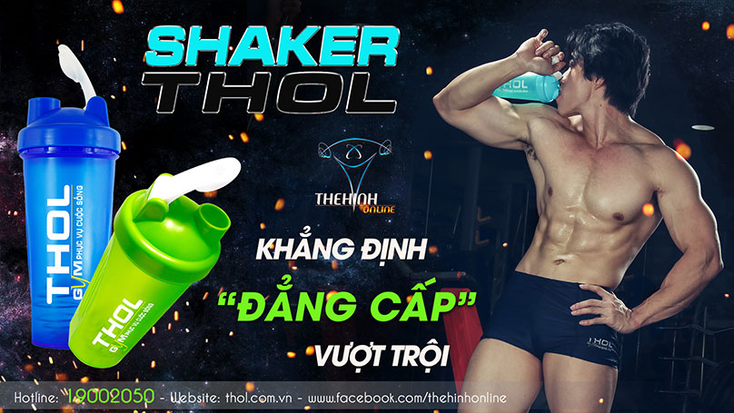 Shaker THOL S001 nhiều màu sắc