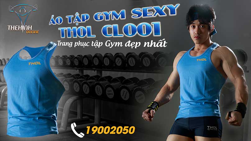 Áo thun 3 lỗ THOL CL001 sexy nam tính