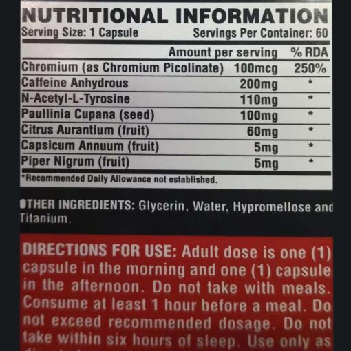 Nutrex Lipo 6 Black fat burner Đốt Mỡ Giảm Cân-2055