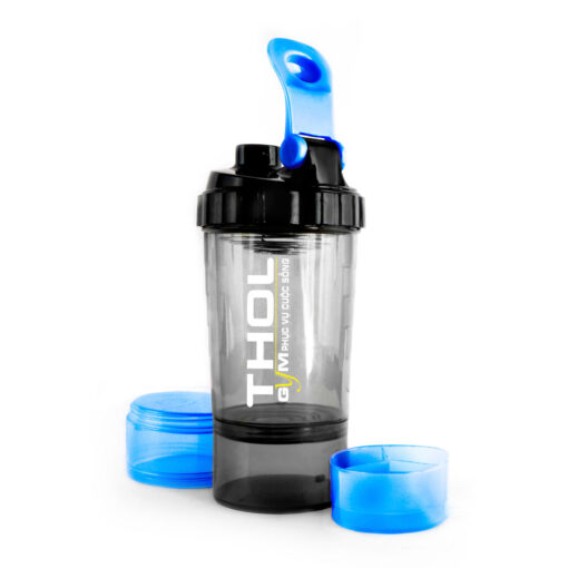 Shaker THOL S002 bình lắc tập GYM bình pha sữa bình uống nước thể thao