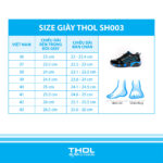 THOL SH003 Size Chart THOL SH003 Size Chart