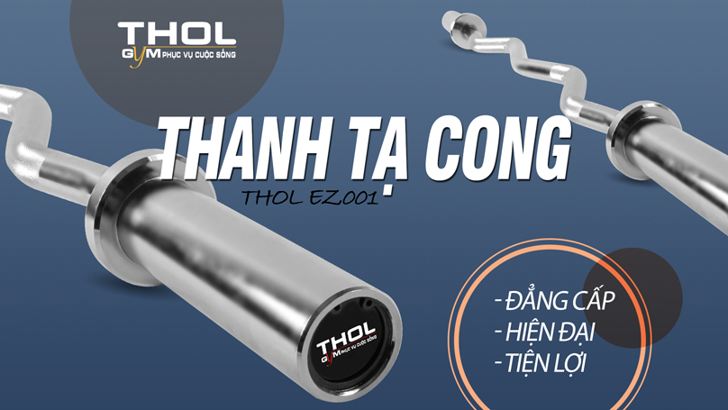 Tạ cong THOL EZ001, đẳng cấp, chuyên nghiệp