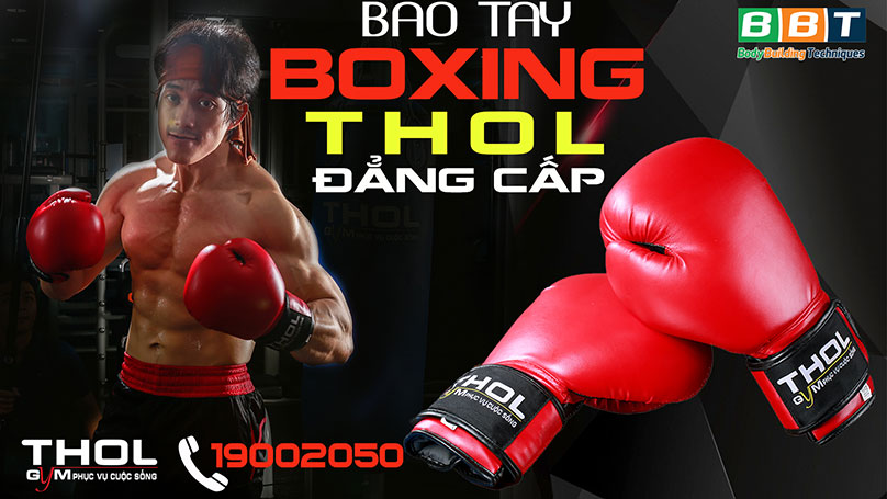 Bao tay boxing cao cấp THOL BG002 chiến binh gymer đẳng cấp