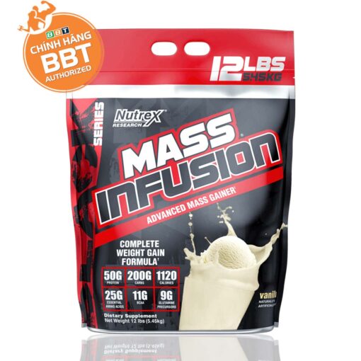 Mass Infusion - tăng cân tăng cơ nhanh chóng hiệu quả