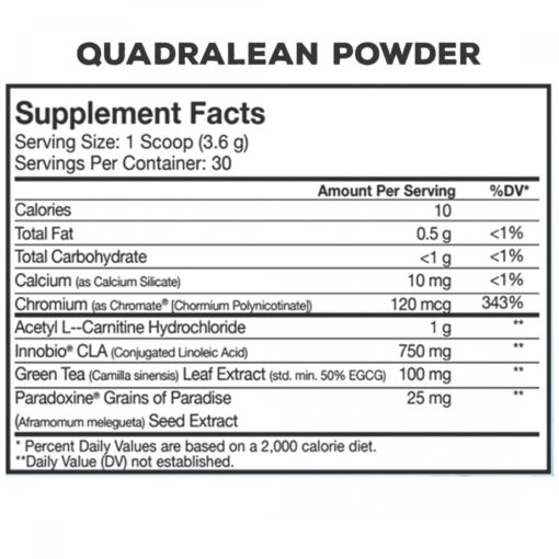 quadralean facts