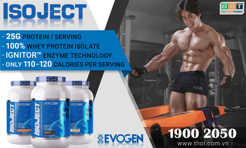 whey isoject tăng cơ giảm mỡ