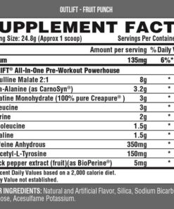 outlift nutrition facts