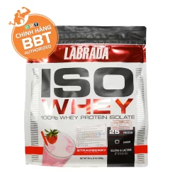 iso whey strawberry front