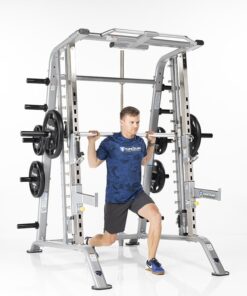 SMITH MACHINE / HALF CAGE COMBO WITH SAFETY STOPPERS (CSM-600)-2269