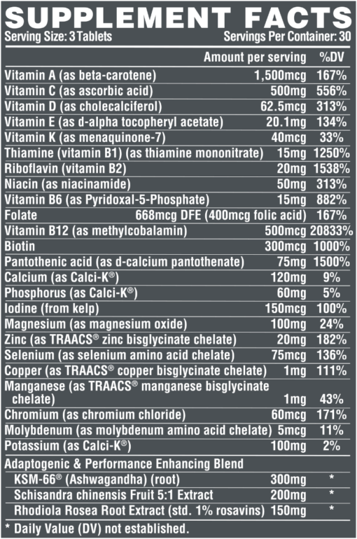 Nutrex Vitadapt - Vitamin khoáng chất thể thao đa năng-2623