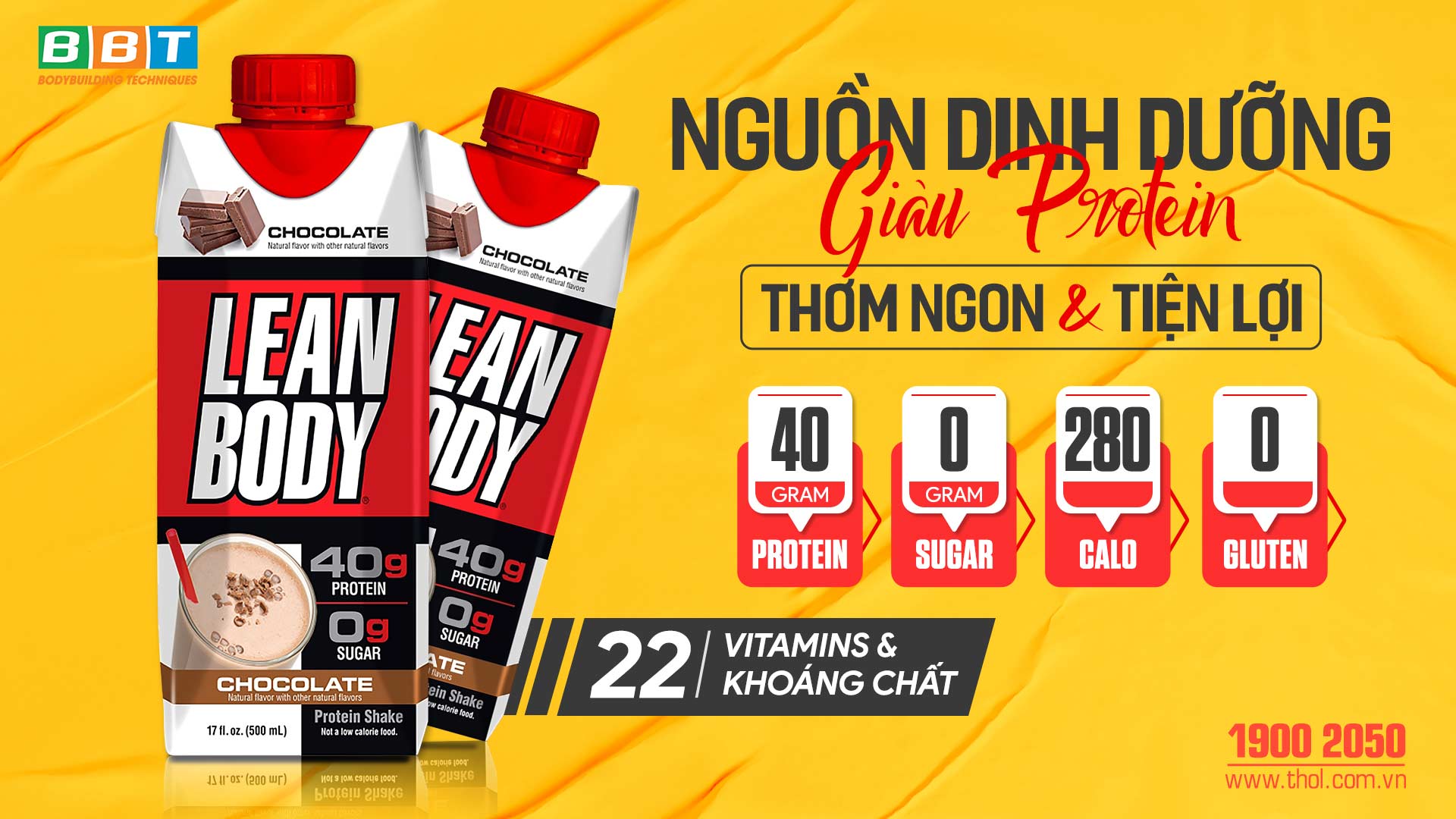 Lean Body RTD - Nguồn Dinh Dưỡng Giàu Protein