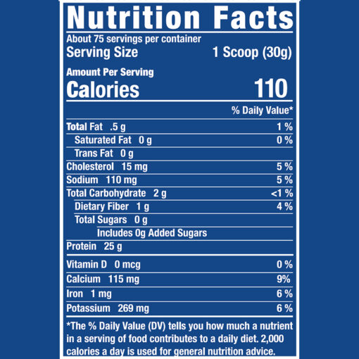 ISO-TROPIC Chocolate Nutrition Facts